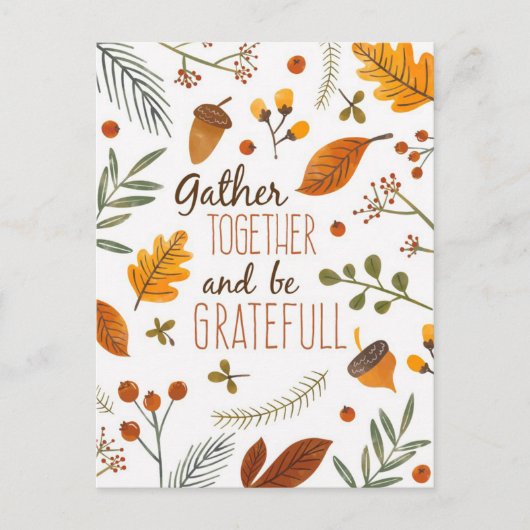 感謝祭 ポストカード (正面)