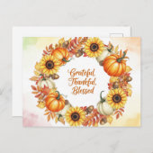 感謝祭 ポストカード (正面/裏面)