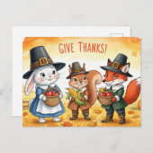 感謝祭 ポストカード (正面/裏面)