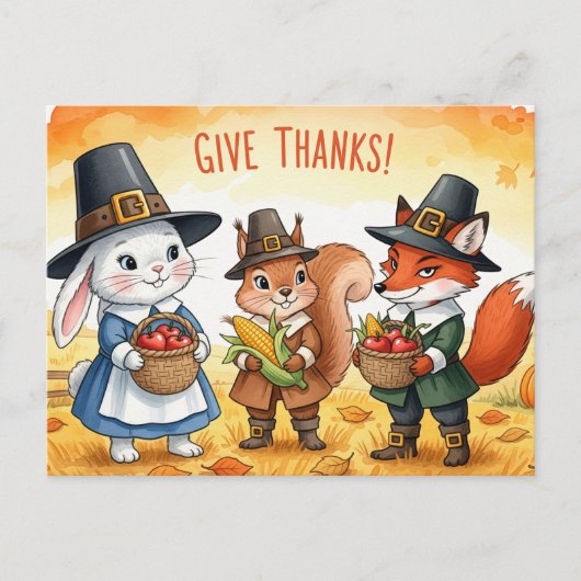 感謝祭 ポストカード (正面)
