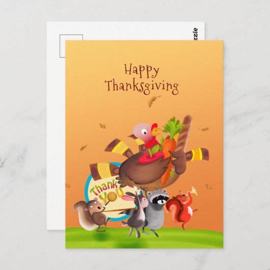 感謝祭 ポストカード (正面/裏面)