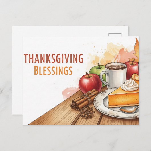 感謝祭 ポストカード (正面/裏面)