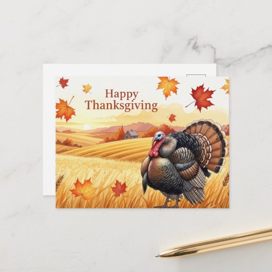 感謝祭 ポストカード (正面/裏面インサイチュ)