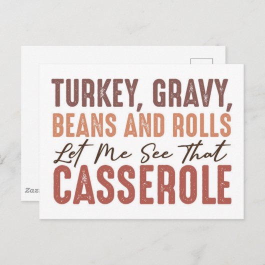 感謝祭 ポストカード (正面/裏面)