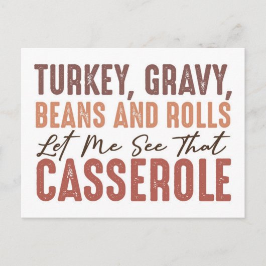 感謝祭 ポストカード (正面)