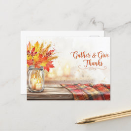 感謝祭 ポストカード