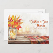 感謝祭 ポストカード (正面/裏面)