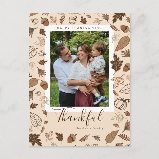 感謝祭 ポストカード (正面)