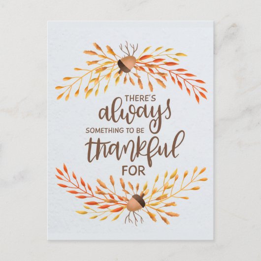 感謝祭 ポストカード (正面)