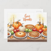感謝祭 ポストカード (正面/裏面)