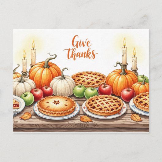 感謝祭 ポストカード (正面)