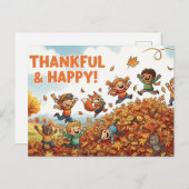 感謝祭 ポストカード (正面/裏面)