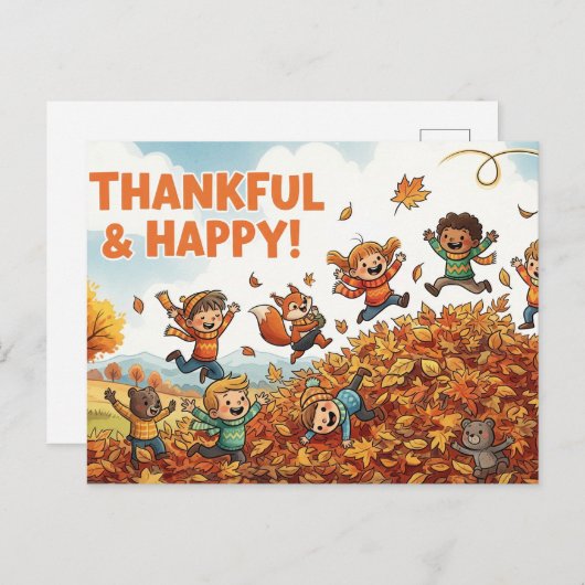 感謝祭 ポストカード (正面/裏面)