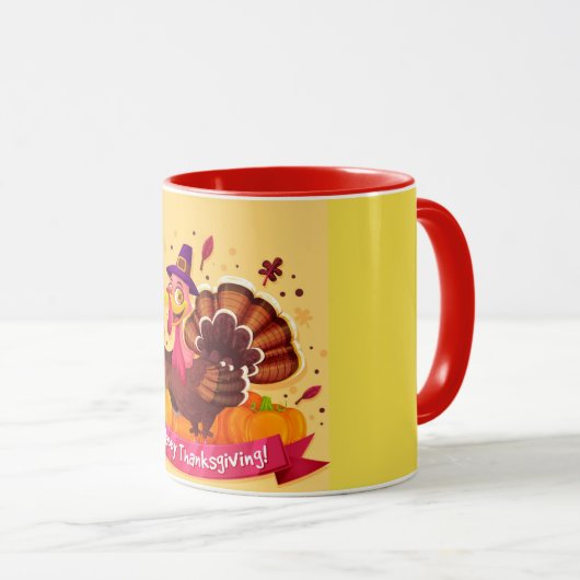 感謝祭 マグカップ (正面右)