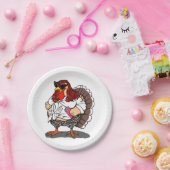 感謝祭、マンガ・ディバ・トルコ ペーパープレート (パーティー)