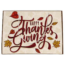 感謝祭 ラージペーパーバッグ