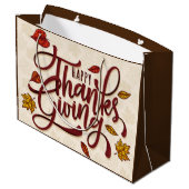 感謝祭 ラージペーパーバッグ (裏面アングル)