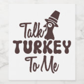 感謝祭 ワインラベル (シングルラベル)