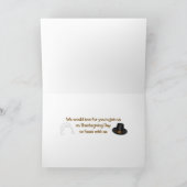 感謝祭　一緒に食事をしよう カード (内部)