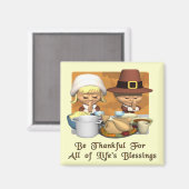 感謝祭：人生の恵み マグネット (正面/裏面)