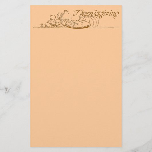 感謝祭 便箋 (正面)