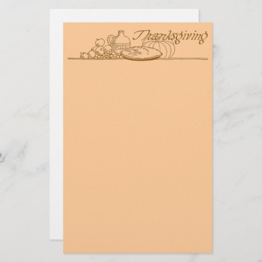 感謝祭 便箋 (正面/裏面)