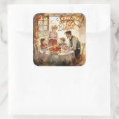 感謝祭 – 単賛美に スクエアシール (バッグ)