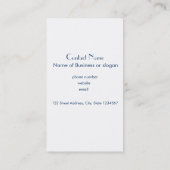 感謝祭 名刺 (裏面)