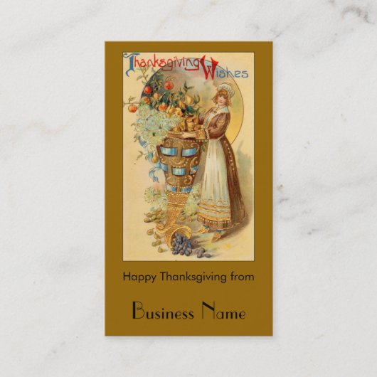 感謝祭 名刺 (正面)