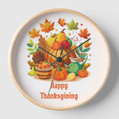 感謝祭 壁時計 (正面)