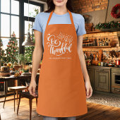 感謝祭 感謝の言葉 ハーベスト オレンジ エプロン