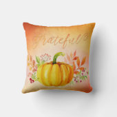 感謝祭「感謝」の水彩 クッション (裏面)