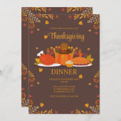 感謝祭 招待状 (正面/裏面)