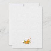 感謝祭 招待状 (裏面)