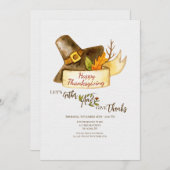 感謝祭 招待状 (正面/裏面)