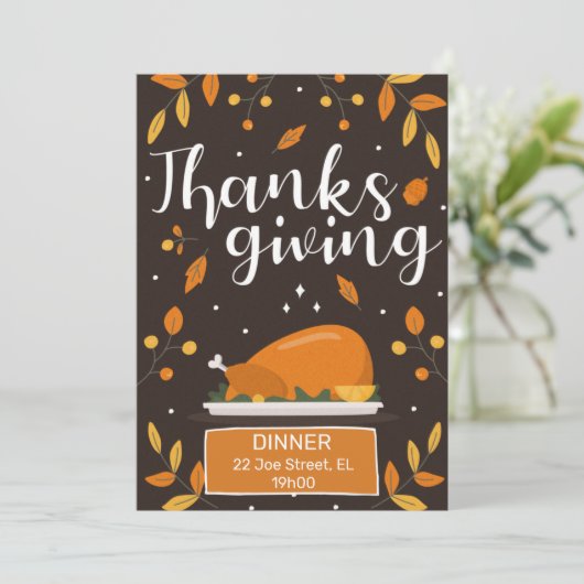 感謝祭 招待状 (スタンド正面)