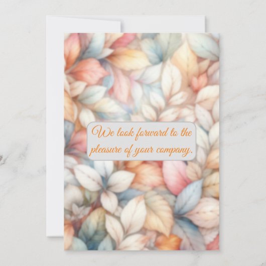 感謝祭 招待状 (裏面)