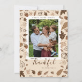 感謝祭 招待状 (正面)