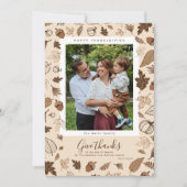 感謝祭 招待状 (正面)