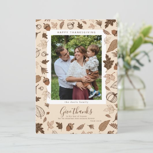 感謝祭 招待状 (スタンド正面)