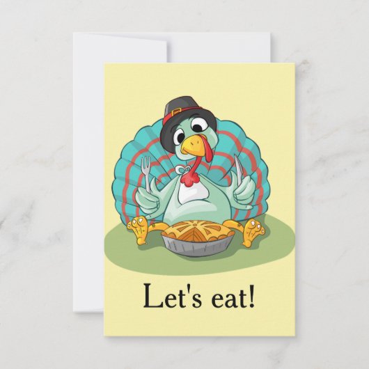 感謝祭 招待状 (正面)