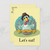 感謝祭 招待状 (正面/裏面)