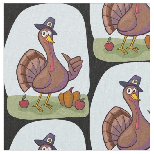 感謝祭 🦃 生地 🦃 ファブリック (クローズアップ)