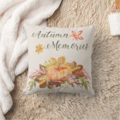 感謝祭 – "秋の思い出" – 水の色1 クッション (ブランケット)