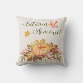 感謝祭 – "秋の思い出" – 水の色1 クッション