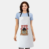 感謝祭&秋アパレル、ジーブトルコ – レトロ1 エプロン (着用した状態)