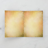 感謝祭、秋収穫の籠 シーズンカード (内部)