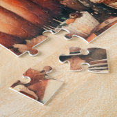 感謝祭/秋/秋/ヴィンテージ ジグソーパズル (側面)