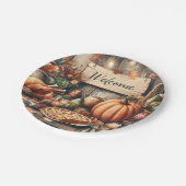 感謝祭/秋/秋/ヴィンテージ ペーパープレート (アングル)