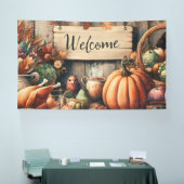 感謝祭/秋/秋/ヴィンテージ 横断幕 (トレードショー)